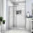 Shower Door 48" W X 72"H Single Sliding Bypass Shower Enclosure, 1/4 In. (6Mm), Chrome-119866399