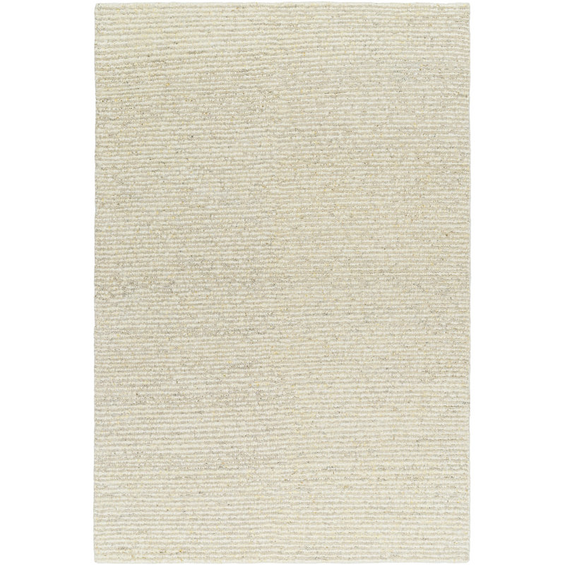 Totenham Wool Area Rug in Beige, Rectangle 8' x 10'