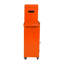Coffre à outils roulant, boîte à outils à 5 tiroirs avec roulettes verrouillables, tiroirs coulissants, plateau amovible et tablette réglable, armoire de rangement pour atelier de garage (ORANGE)