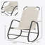 Siège relaxant, chaise berçante d'extérieur