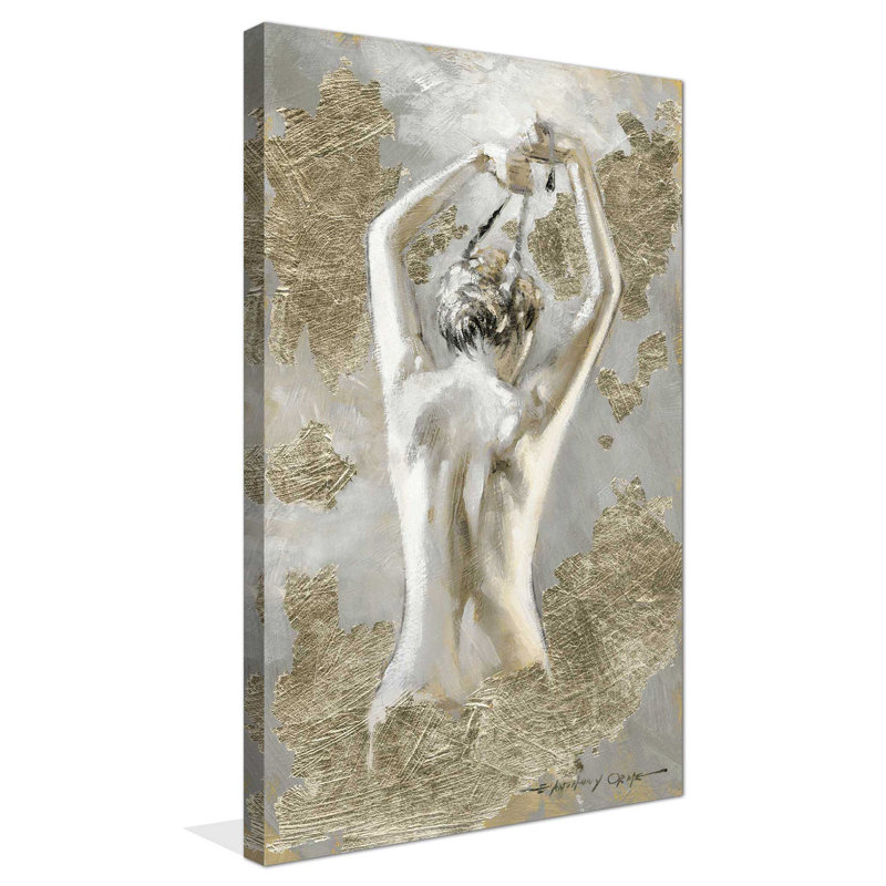 "Intime I" par Anthony Orme - reproduction, H 30 po x l 18 po x P 1 po, Toile tendue