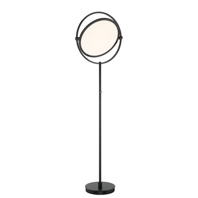 Jenaye 64'' Coal LED Traditional Floor Lamp