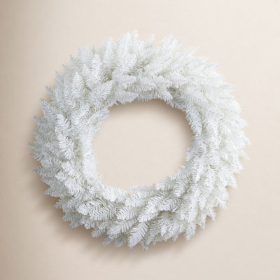 24 " Pre-Lit Spruce Christmas Wreath