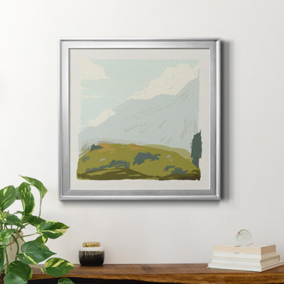 Alpine Ascent II - reproduction encadrée de qualité supérieure - prête à être accrochée
