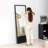 Rectangle Solid Wood+Metal Full Length Mirrors-1985614655