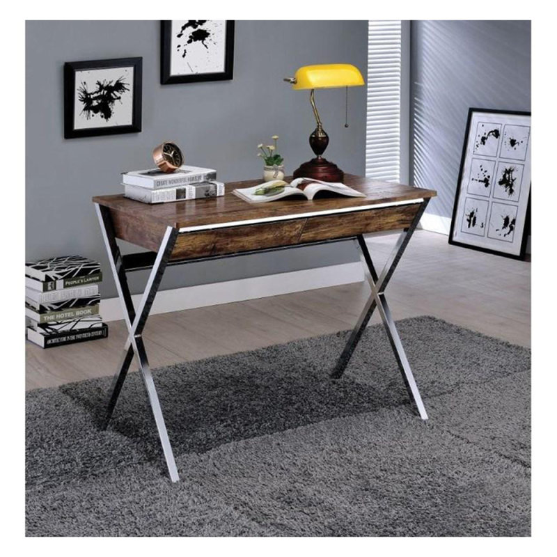 Rectangular Writing Desk With 2 Drawers
