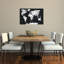 «World Animal Map», ours contemporain, éléphant, koala, faune, impression murale-603825820