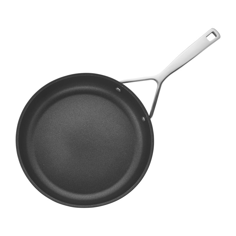 Demeyere AluPro Aluminum Nonstick Deep Fry Pan, 10.24" Diameter