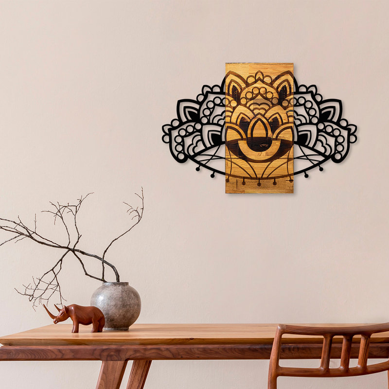 Plants & Flowers Wall Decor on Solid Wood