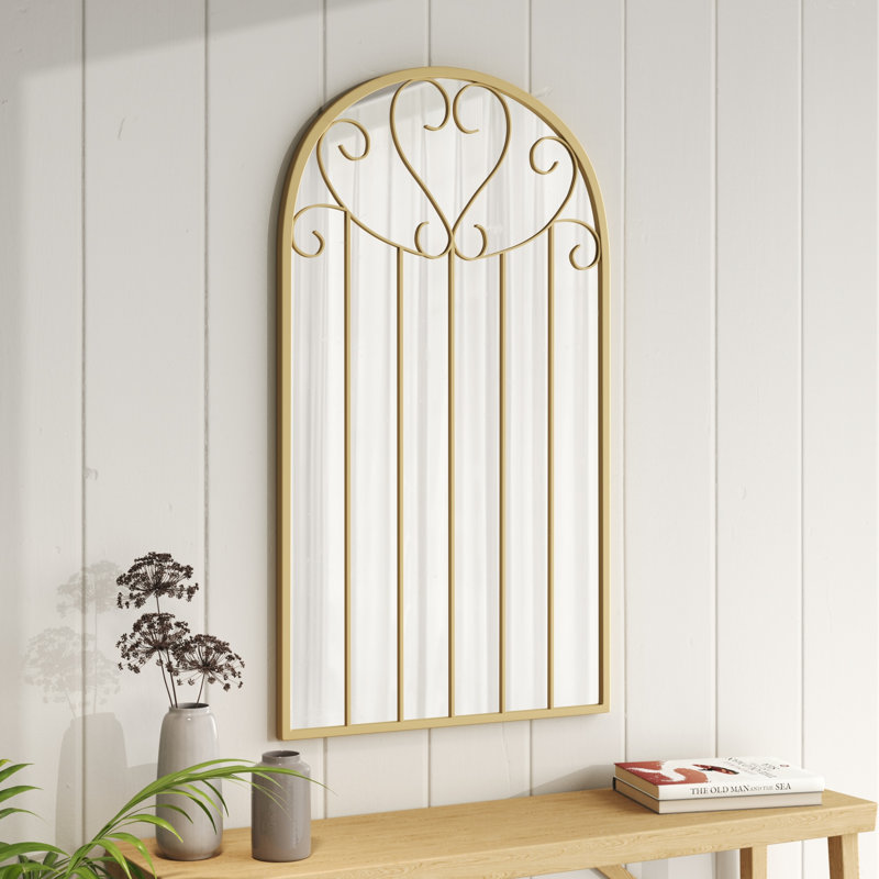 Oretta Iron Flat Wall Mirror