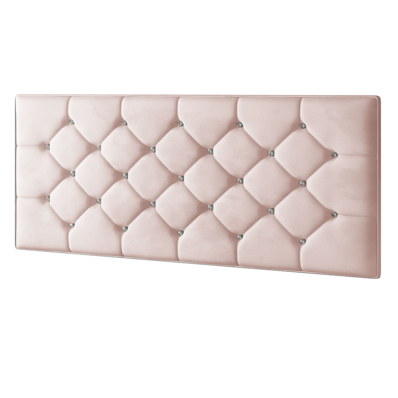 Farallones Upholstered Headboard, Pink, Kingsize (5')