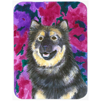 Caroline's Treasures Finnish Lapphund Glass Cutting Board