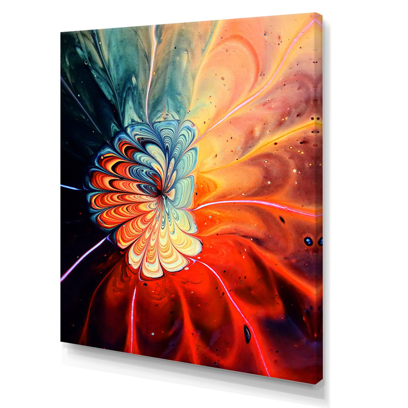 Reproduction d'art sur toile, "Abstract", H 20 po x l 12 po x P 1 po, Toile tendue
