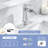 Chrome Waterfall Bathroom Faucet With Pop-Up Drain And Deck Plate - Single Handle Bathroom Faucet-126728665