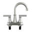 Double Handle Bathroom Sink Faucet with Drainer-246608