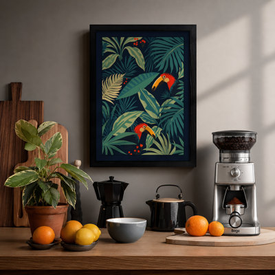 Toucans Tropical - Framed Print