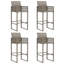 Brayden Studio Bar Set with Wicker/Rattan Frame