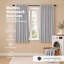  100% Blackout Curtains Thermal Linen Look Pair Ready Made 46x54 in Grey