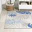 Tapis intérieur / extérieur gris clair / bleu marine Etolin-69807601-131043066