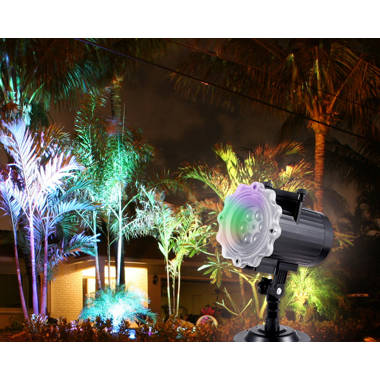 outdoor halloween projection lights