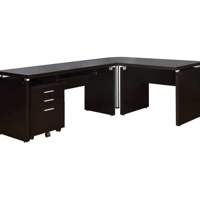 Cappuccino 3-Drawer File Cabinet