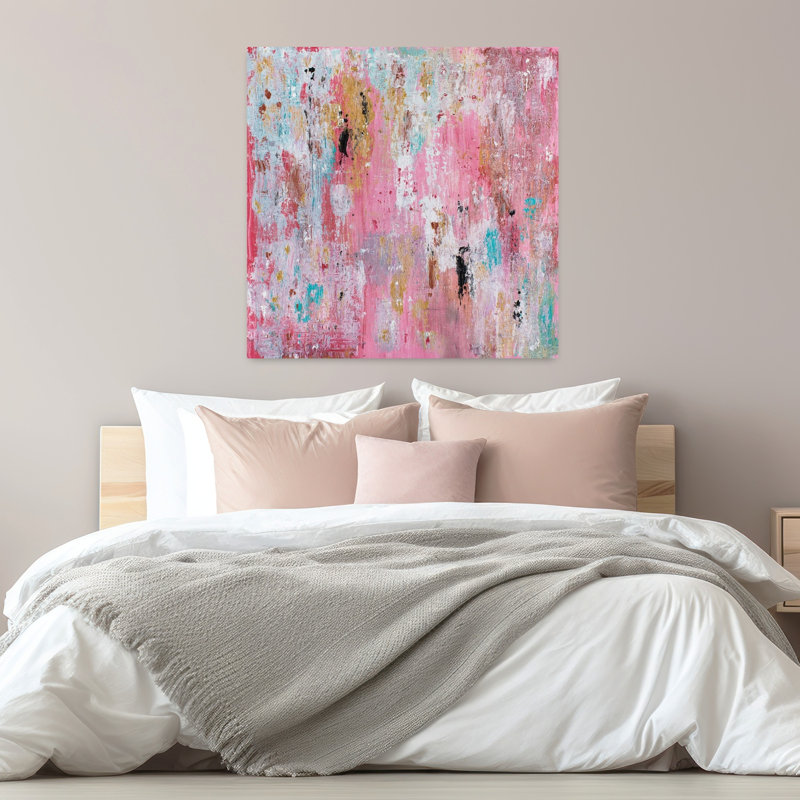Art contemporain, art contemporain abstrait, H 32 po x l 32 po