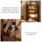 Luxury Style Walnut Wood Bar Cabinet