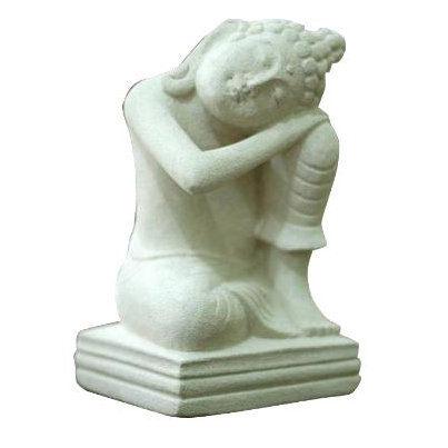 Buddha's Blissful Sleep Sandstone Figurine