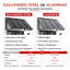 Awntech Houstonian Standing Seam Metal Fixed Awning-28213106-28213363-126123790