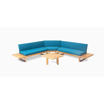 5 SEATER SECTIONAL SOFA SET WITH CUSHIONS