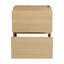 Meuble-lavabo sur pied 24 po avec tiroir double, armoire de salle de bain autoportante, bois d'ingénierie