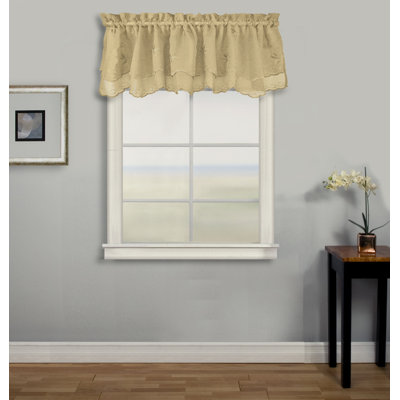 Elland Floral Scalloped Window Valance