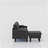 Convertible Combination Sofa Sofa L-Shaped Sofa with Storage Cabinet Footstool