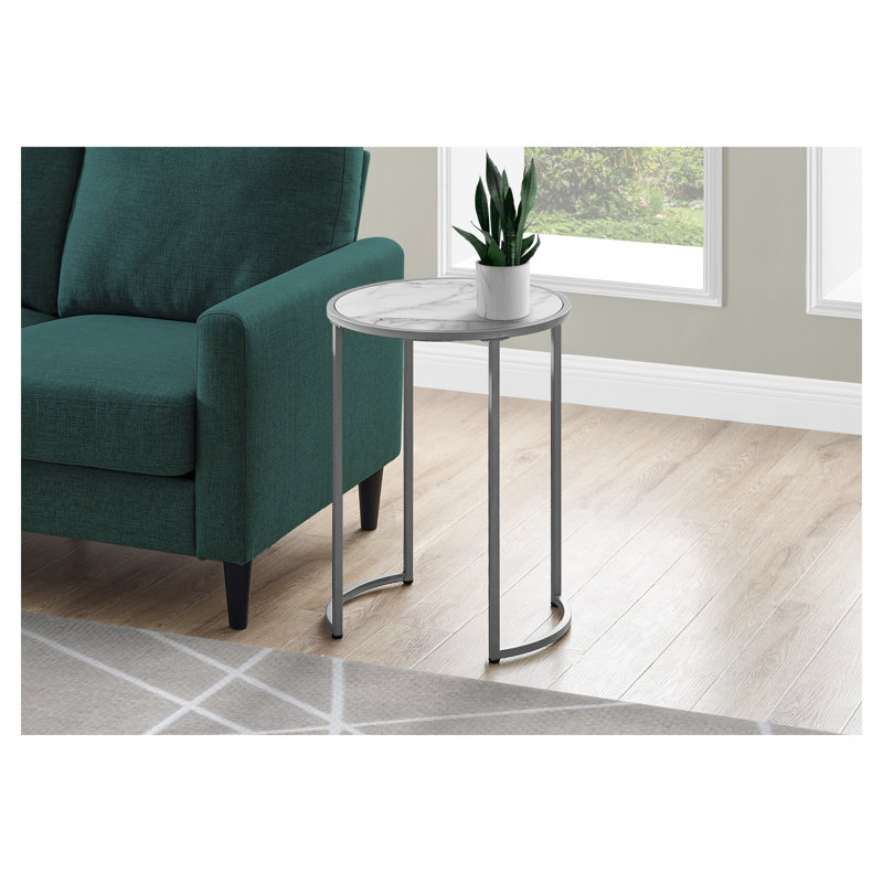 Table d'appoint Modern Modern, Blanc