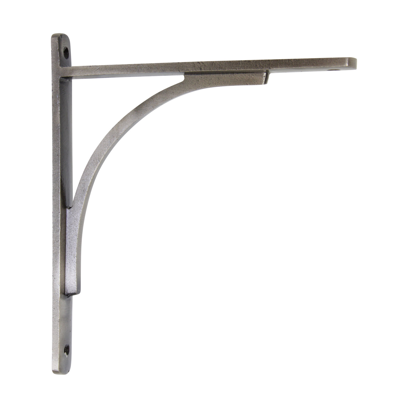 Iron Shelf Bracket, Antique Nickel
