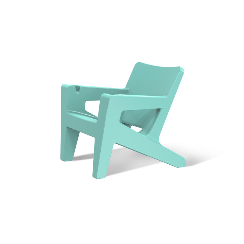 Bask Outdoor Lounge Chair, Seafoam Green