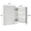 Armoire à pharmacie de salle de bain encastrée et à fixation en surface en nickel brossé 17,5 po x 29 po Velin-962449696-962449698