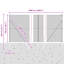 Vidaxl Welded Wire Fence With 7 Posts Steel-114858598-114858599