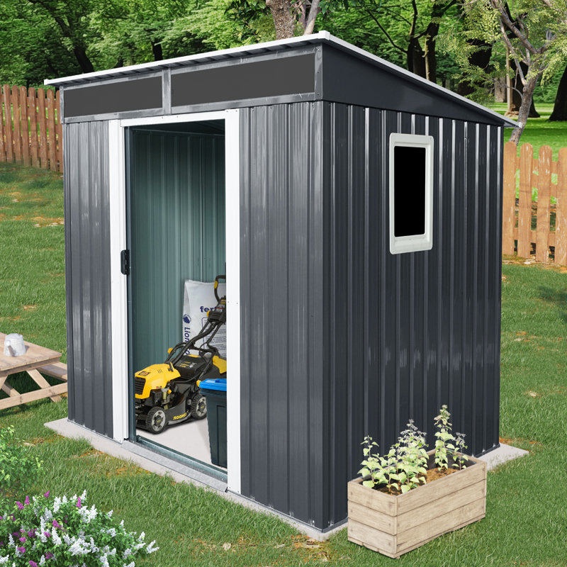 Remise à outils imperméable en acier galvanisé moderne Aegis