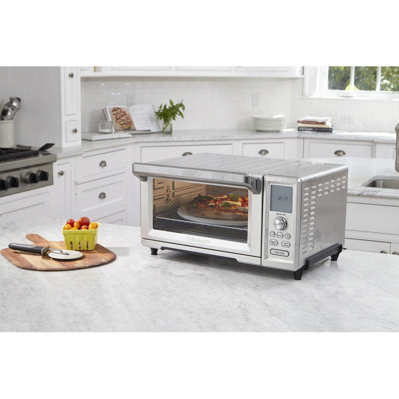 Chef's Stainless Steel Digital Convection Toaster Oven with LCD Display