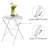 Shelah 3-Piece Steel Folding Bistro Set -61471852