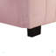 Lit plateforme tapissier en velours avec lit gigogne-2079959490-2053765460