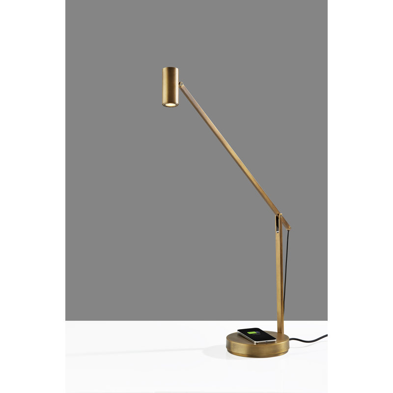 Cardie Metal USB Desk Lamp, Bronze Finish