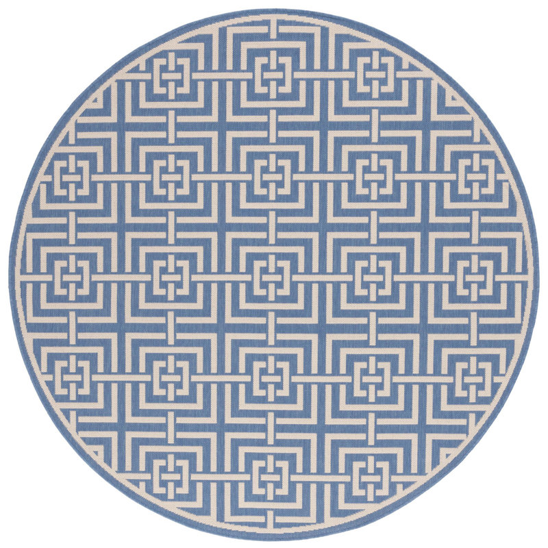 Tapis d'intérieur / extérieur Carovella, Rond 6 pi 7 po