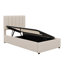 Lit plateforme tapissier simple avec système de rangement hydraulique, aucun sommier nécessaire-1120954566