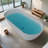 63.11'' x 28.82'' Soaking Acrylic Bathtub