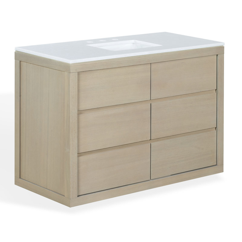 Meuble-lavabo simple 48 po Clairebeth, 48"