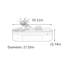 Table basse ovale avec tiroirs Modern Simplicity-1970027290