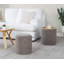 Repose-pieds rond avec rangement 15,5 po Alvena-745952637