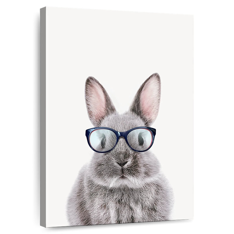 Lapin à quatre yeux, H 24 po x l 16 po
